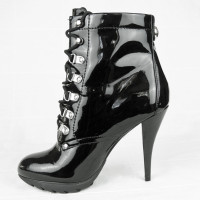 Karen Millen Patent leather ankle boots