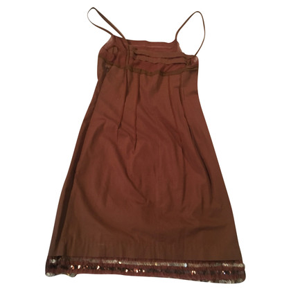 Philosophy Di Alberta Ferretti Dress Cotton in Brown