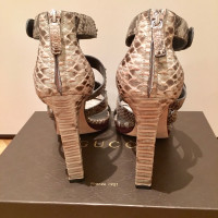 Gucci Sandaletten aus Pythonleder