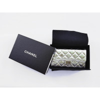 Chanel Zilverkleurige portemonnee