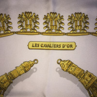 Hermès Sciarpa di seta "Les Cavaliers D'or"