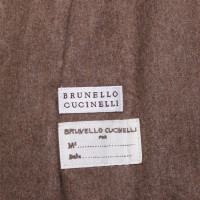 Brunello Cucinelli Veste/Manteau en Laine en Beige