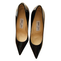 Jimmy Choo Pumps/Peeptoes en Cuir verni en Noir