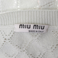 Miu Miu Pullover in Mintgrün