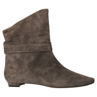 Manolo Blahnik Gray suede ankle boots