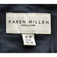 Karen Millen Black Velvet Bomber Jacket