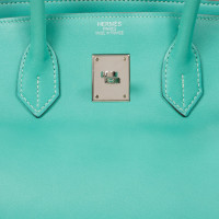 Hermès Birkin Bag 35 Leer in Turkoois
