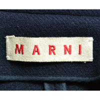 Marni Navy Blue Princess Style Coat