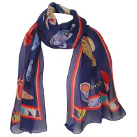 Leonard Silk chiffon scarf