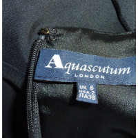 Aquascutum Seidenkleid in Schwarz