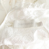 Zimmermann Robe en Blanc