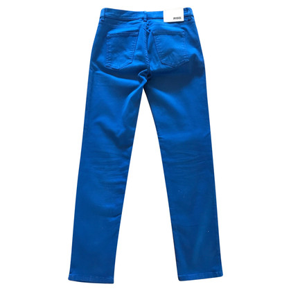 Emilio Pucci Paire de Pantalon en Coton en Bleu