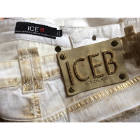 Iceberg Jeans in white / gold