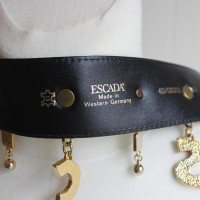 Escada Belt with gold pendants