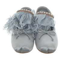 Miu Miu Slipper/Ballerinas in Blau