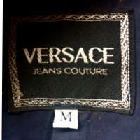 Versace Blauer Trenchcoat