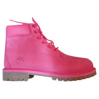 Timberland Ankle boots Suede in Pink