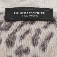 Bruno Manetti Cardigan with leopard pattern