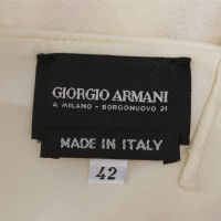 Giorgio Armani Robe en blanc crémeux