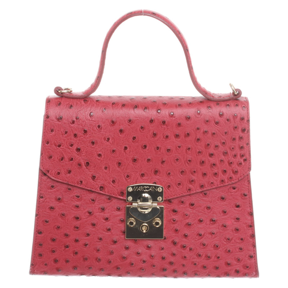 Marc Cain Handtasche aus Leder in Rosa / Pink