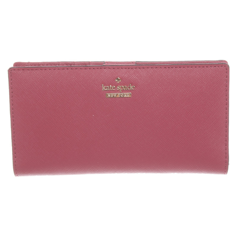 Kate Spade Täschchen/Portemonnaie aus Leder in Rosa / Pink