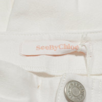 See By Chloé Trousers Cotton in White