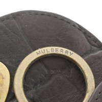 Mulberry Täschchen/Portemonnaie aus Leder in Schwarz