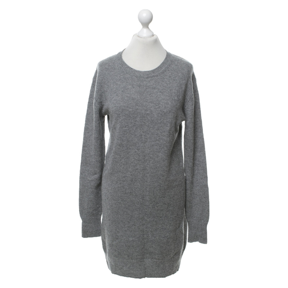 Acne Robe en Laine en Gris