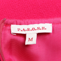 P.A.R.O.S.H. Kleid aus Wolle in Fuchsia