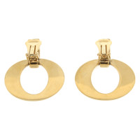 Christian Dior Gold colored ear clips