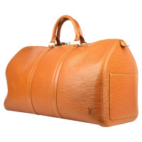 Louis Vuitton Keepall 50 Leather in Orange