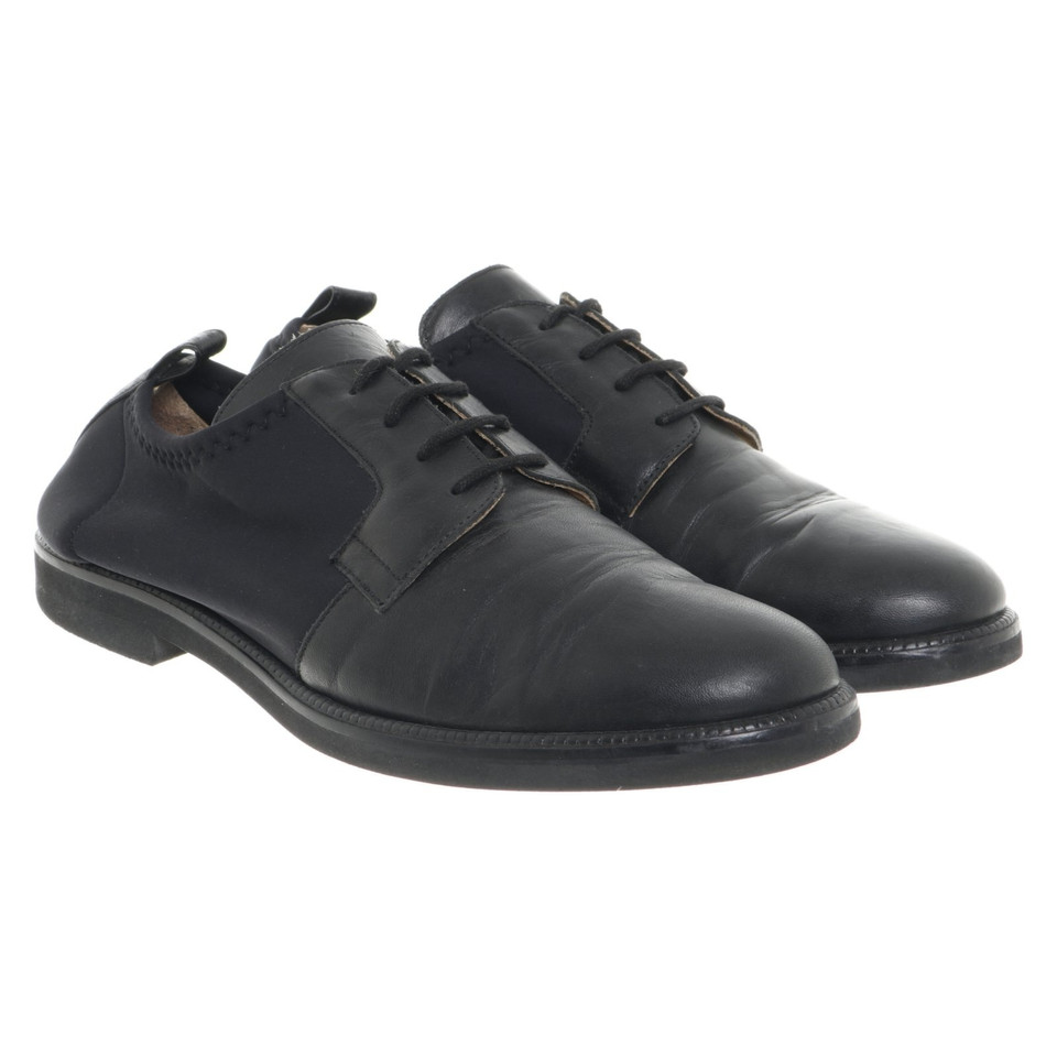 Mm6 By Maison Margiela Chaussures à lacets en noir