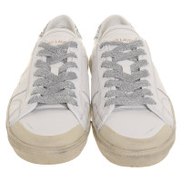 Saint Laurent Sneakers in wit / zilver