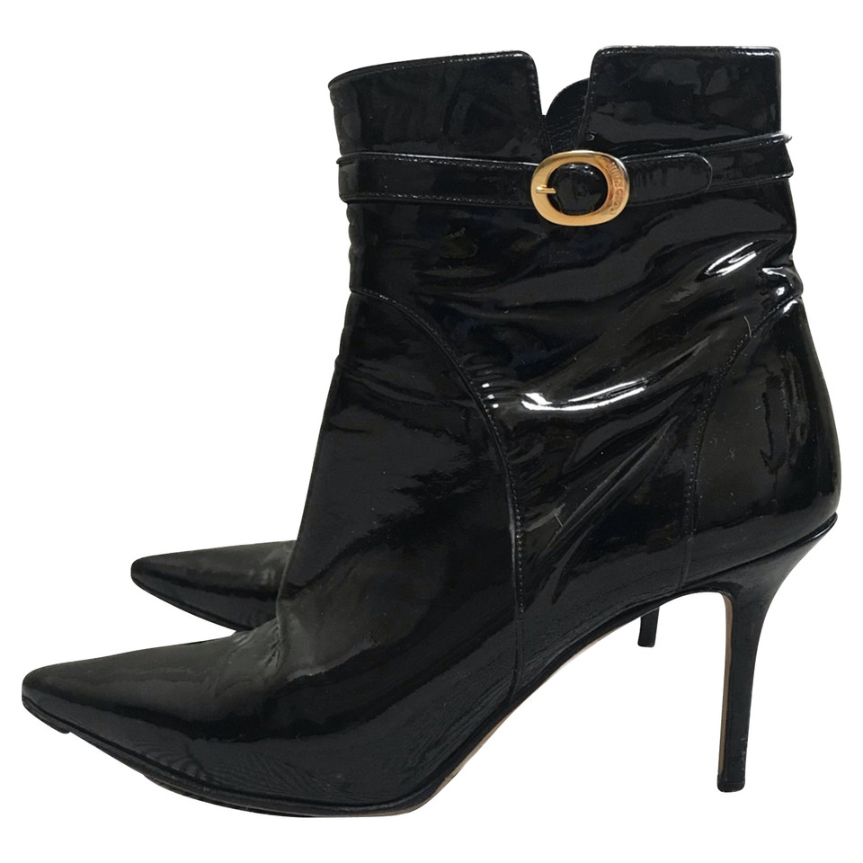 Jimmy Choo Bottines en Cuir verni en Noir