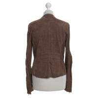 Luisa Cerano Leather jacket in brown