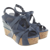 Miu Miu Wedges in Blau