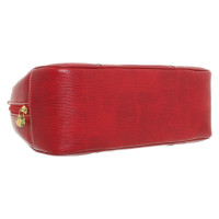 Lancel Handbag Leather in Red