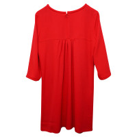 Goat Kleid aus Wolle in Rot