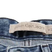 Calvin Klein Short en Coton en Bleu