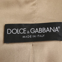 Dolce & Gabbana Blazer aus Baumwolle in Khaki