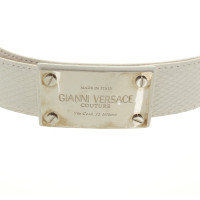 Versace Reptile leather belt