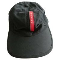 Prada Chapeau/Casquette en Coton en Noir