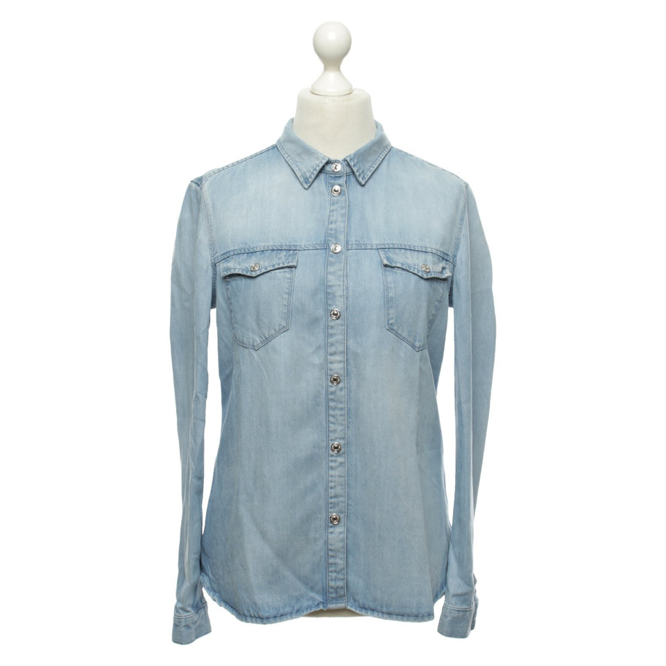 7 For All Mankind Oberteil in Blau