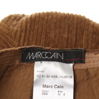 Marc Cain pantaloni di velluto in marrone