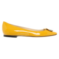 Jimmy Choo Slippers/Ballerinas Patent leather in Yellow