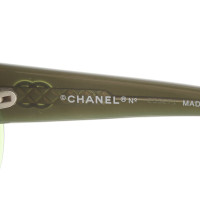 Chanel Occhiali da sole stretti in bicolore