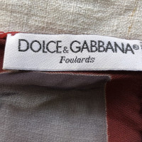 Dolce & Gabbana Foulard en soie avec un motif floral