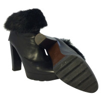 Walter Steiger Ankle boots with fur trim