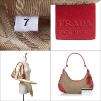 Prada Borsa a spalla in bicolore