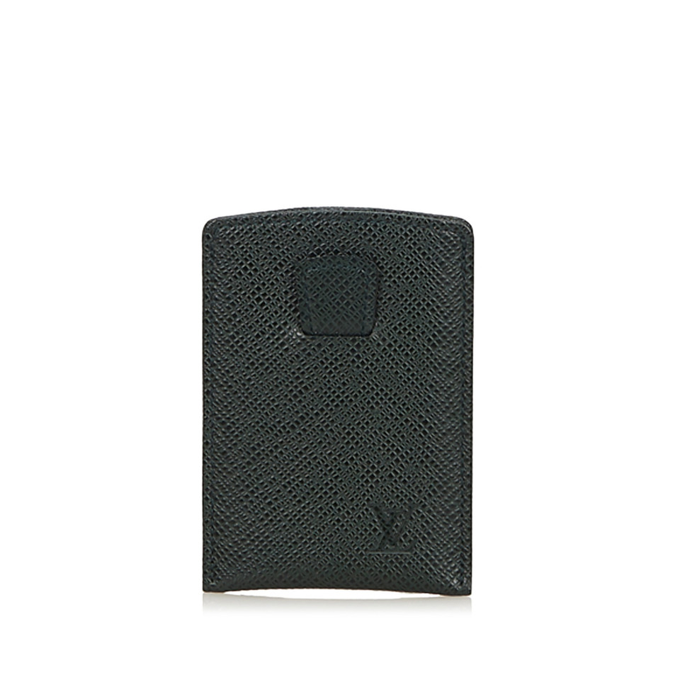 Louis Vuitton "Epicea Card Case Taiga Cuir"